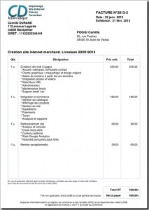 exemple de devis auto entrepreneur electricien