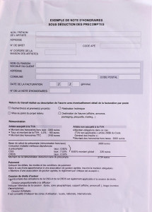 exemple de devis d honoraires
