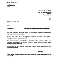 exemple de devis d honoraires