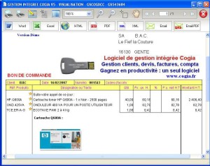 exemple de devis html