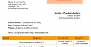 exemple de devis nettoyage industriel