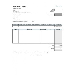 exemple de devis vierge pdf