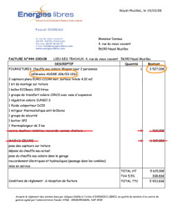 exemple de devis cours