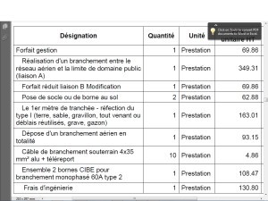 exemple de devis couverture zinc