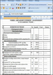 exemple de devis d amenagement