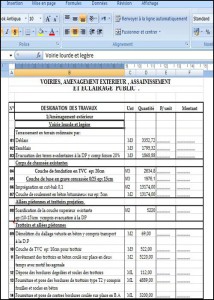 exemple de devis d amenagement