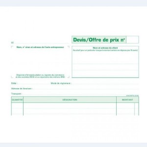 exemple de devis hotelier