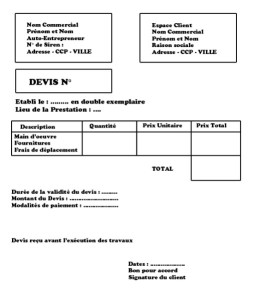 exemple de devis mentions obligatoires