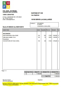 exemple de devis mentions obligatoires
