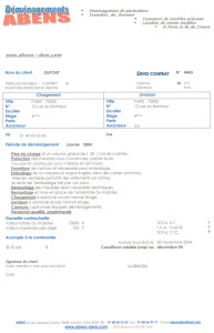 exemple de devis mobilier