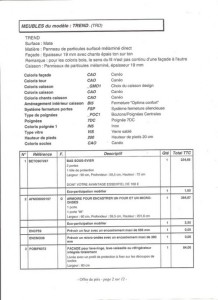 exemple de devis mobilier