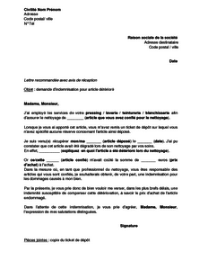 exemple de devis pour vetement