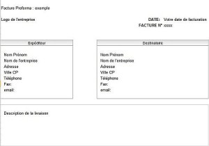 exemple de devis proforma