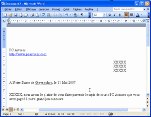 exemple de devis publipostage