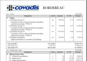 exemple de devis quantitatif et estimatif pdf