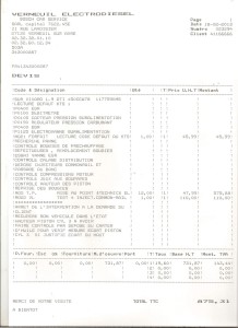 exemple de devis reparation automobile