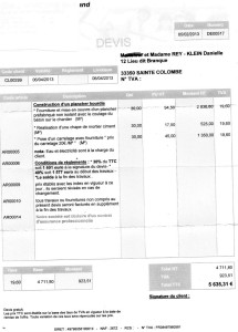 exemple de devis de maconnerie