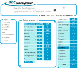 exemple de devis demenagement