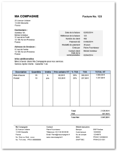 exemple de devis et facture