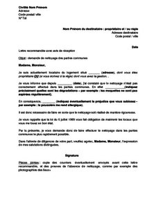 exemple de devis nettoyage