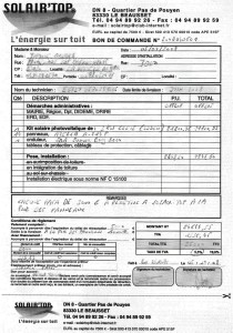 exemple de devis panneaux photovoltaiques