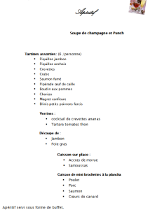 exemple de devis pour repas