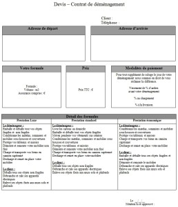 exemple de devis pour voyage