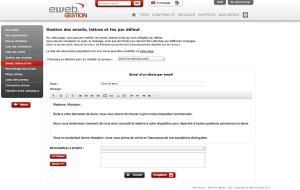 exemple de devis emailing