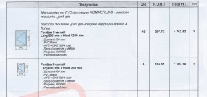 exemple de devis menuiserie aluminium