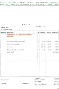 exemple de devis muret