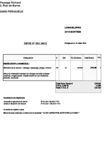 exemple de devis service a la personne