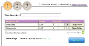 exemple de devis usinage