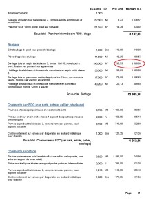 exemple de devis bardage bois