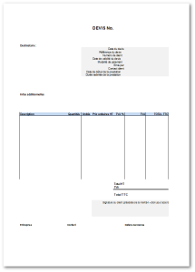 exemple de devis gratuit en ligne