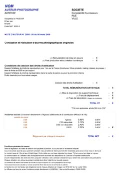 exemple de devis maison des artistes