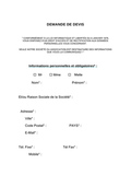 exemple de devis musicien