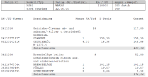 exemple de devis allemand