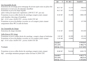 exemple de devis carrelage