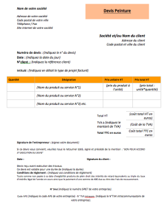 exemple de devis de peintre