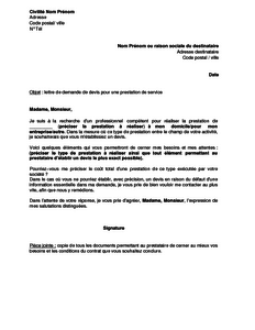 exemple de devis de service