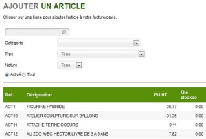 exemple de devis de service
