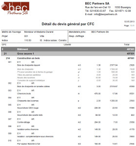 exemple de devis en suisse