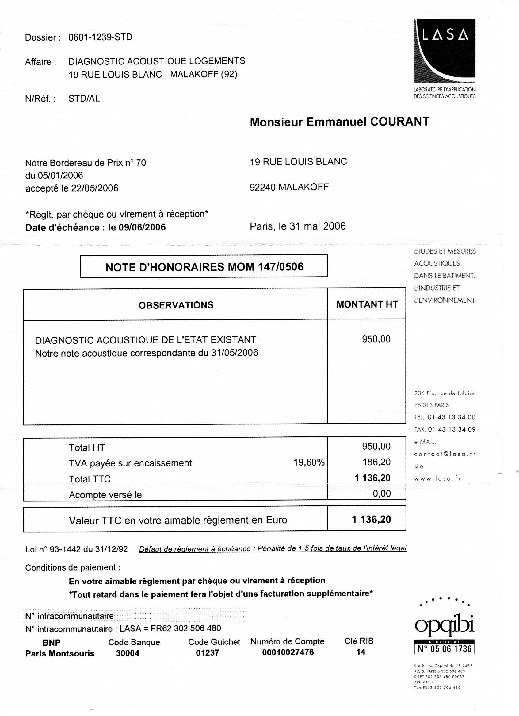 exemple de devis serrurier