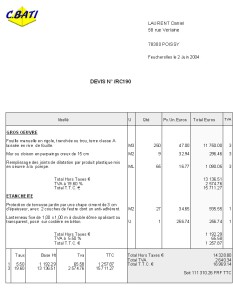exemple de devis avec tva