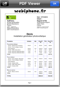 exemple de devis installation photovoltaique
