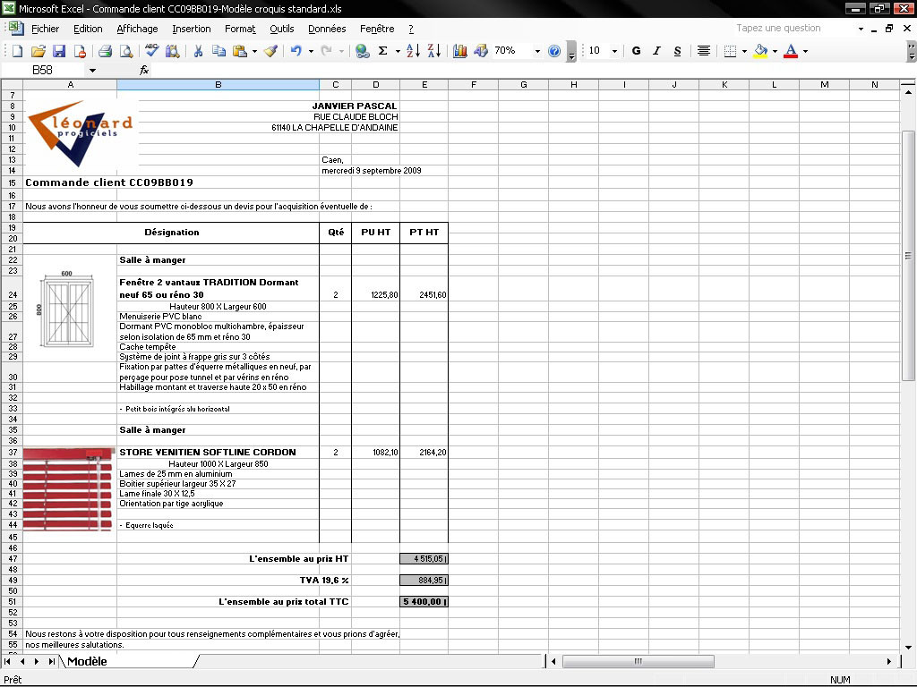exemple de devis pour site internet