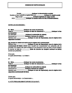 exemple de devis cession de droits