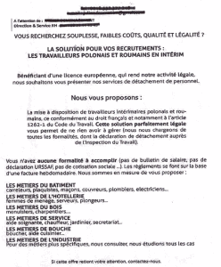 exemple de devis de sous traitance