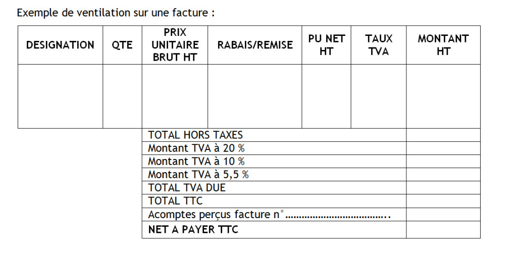 exemple de devis de sous traitance