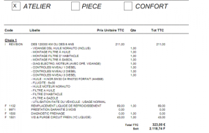 exemple de devis distribution